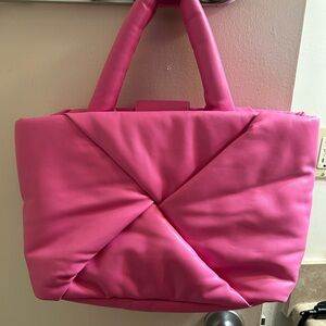 “ A new day” Pink tote bag (missing strap)